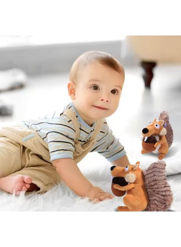 Premium Ice Age Scrat Plush Toy with Acorn – Cute Stuffed Saber-Tooth Squirrel - Image 3